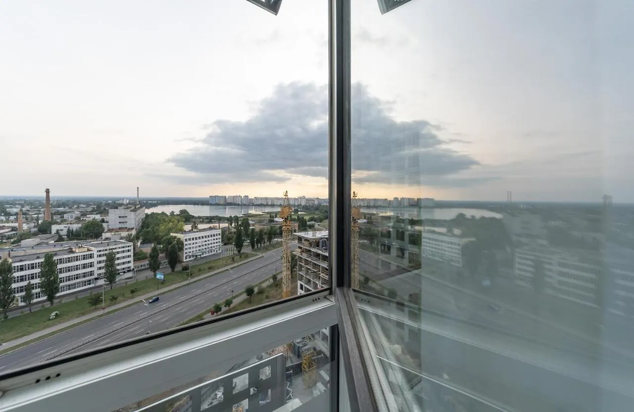 Flatrent Olympic Park, Метро Бориспільська Поруч! Kyiv 0*,